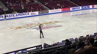 Anna SHCHERBAKOVA Skate America run through practice FS (4Lz+3T) Анна Щербакова