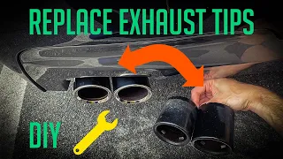 BMW 5er F10/11 Exhaust Tips Replacement DIY!