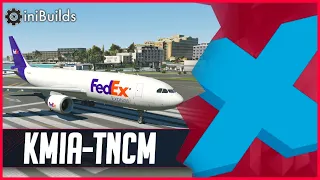 X-Plane 11 LIVE | Haulin' Cargo to Sint Maarten (TNCM) | iniBuilds A300 Freighter