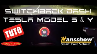 SWITCHBACK DASH TESLA MODEL 3 & MODEL Y TUTO