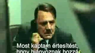 Hitler értesül, hogy elfogyott a Retro Junior a Mekiben