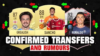 FIFA 22 | NEW CONFIRMED TRANSFERS & RUMOURS! 🤪🔥 ft. Sancho, Ronaldo, Grealish... etc