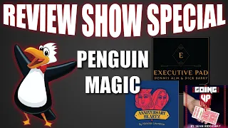 Penguin Magic - Going Up, Anniversary Hearts & Executive Pad | Review Show Special
