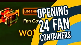 😱Opening 24 FAN containers😱| World of Tanks Blitz