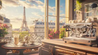 Smooth Morning Jazz Cafe ☕ Positive Energy Cafe Jazz Music & Bossa Nova Piano for High Moods