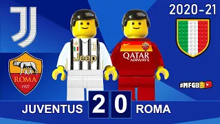 Juventus vs Roma 2-0 • Serie A 2020/21 in Lego • Gol e Sintesi Juve Roma • All Goals Highlights