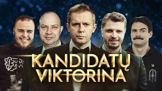 KANDIDATŲ VIKTORINA | A. Veryga ir J. Visickas prieš G. Jeglinską ir Paul deMiko