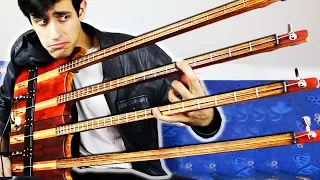 QUADRUPLE NECK BASS SOLO