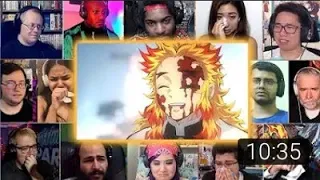 Rengoku Death ☠️| DEMON SLAYER MUGEN TRAIN Arc | REACTION MASHUP! #3