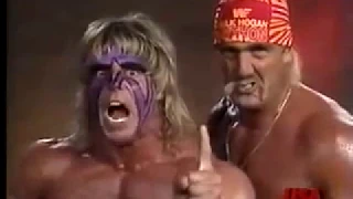 Ultimate Warror and Hulk Hogan Promo on Sgt Slaughter, Col Mustafa and General Adnan