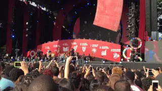 Coldplay & Ariana Grande- Just A Little Bit Of Your Heart/Global Citizen Fest/Central Park/9-26-15