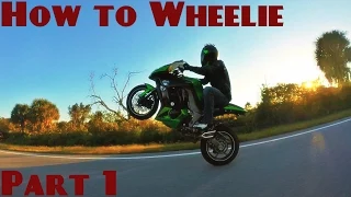 How to Wheelie a Motorcycle: Part 1 - Clutch up