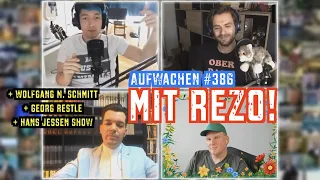 Aufwachen #386 mit Rezo (+ Wolfgang M. Schmitt & Georg Restle) + Mordfall Lübcke & Iran vs USA