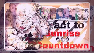 •|| ☀️ ||• Hashiras react to Sunrise Countdown Arc {• ALL PARTS || Obamitsu || 🇧🇷 // 🇺🇲 •} •||☀️||•