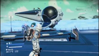 No Man's Sky Exotisches Schiff in der Hilbert Dimension mit Koordinaten