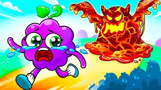 The Floor Is Lava Song 😱🔥| Oh No Lava Floor Song 🍓🍇| YUM YUM English - Funny Kids Songs