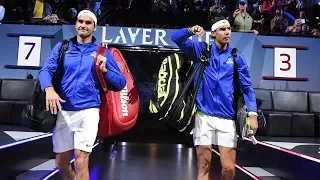 Federer/Nadal vs. Querrey/Sock - Laver Cup 2017