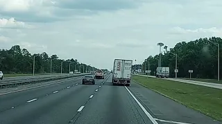 Crete Carriers Driver can't keep it together on I-75 South