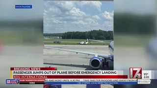 Crews search for person who jumped from plane before RDU emergency landing