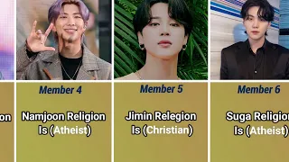 Official Real Religion of BTS Members!