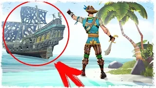 ОДИН НА НЕОБИТАЕМОМ ОСТРОВЕ В SEA OF THIEVES!!!