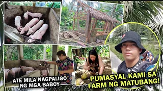 ATE MILA NAKARATING NA NG DAET! | IPINASYAL KO SA FARM NG MATUBANG