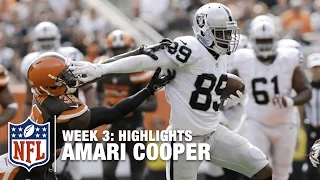 Amari Cooper Highlights (Week 3) | Raiders vs. Browns | NFL