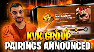 16 NEW KvK GROUPS ANNOUNCED! Division Alliances & Powers REVEALED! | Call of Dragons