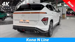 Hyundai Kona N Line 2024 — полный обзор в 4K