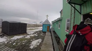 Technically entering Ukraine at Vernadsky station