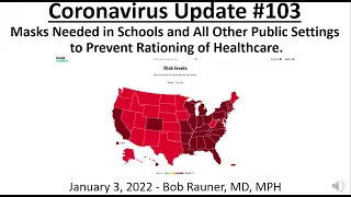 2022 Jan 3 Community Coronavirus Update # 103 Recording