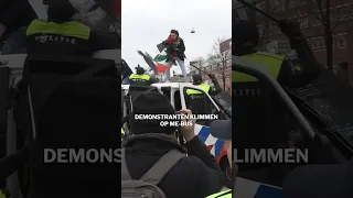 Demonstratie in Amsterdam loopt uit de hand