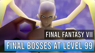 Final bosses at Level 99 in Final Fantasy 7 (original)