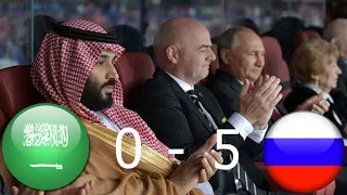 Russia vs. Saudi Arabia 5 - 0 | 2018 World Cup Group A