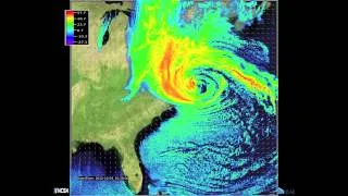 Lifecycle of Hurricane Sandy - Simulation 2: Radar Reflectivity