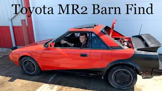 1986 Toyota MR2 Barn Find: Engine Top End Assembly.