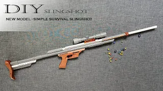 DIY slingshot || DIY simple survival slingshot | Wood Art TG