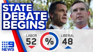 Debate heats up as NSW state election campaign kicks off | 9 News Australia
