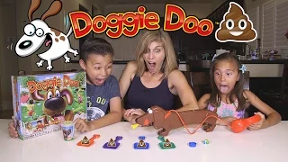 Playing with DOGGIE DOO!!! Family Game Night Fun!