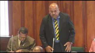 Fijian Attorney General responds to debate in Parliament on 18th November, 2015