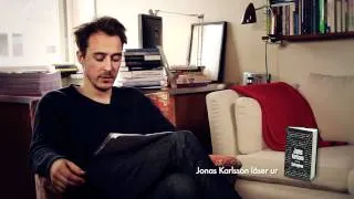 Jonas Karlsson läser ur sin bok Spelreglerna