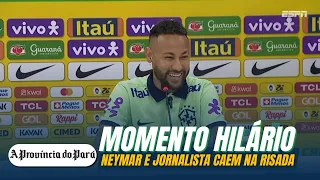 Neymar brinca com pergunta, comenta sobre sorvete de tapioca e questiona peixe frito com açaí; vídeo