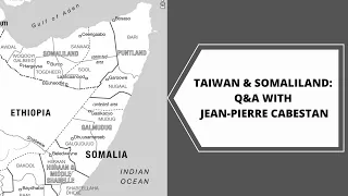 Taiwan & Somaliland: Q&A with Jean-Pierre Cabestan