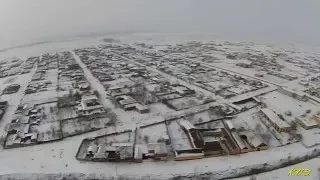 Энгель юрт. Снег. Dji Phantom