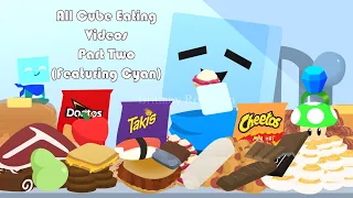 🔺Pink Corruption 🎵 All Cube Eating Videos Part 2 Featuring Cyan