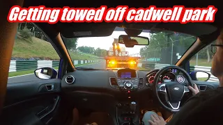 Cadwell park ended in disappointment