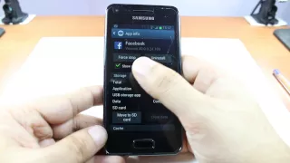 Uninstall or delete games and apps Samsung GALAXY S Advance