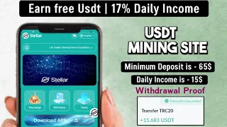 New Usdt Mining Site | usdt earning site | usdt mining app | trx Cloud Mining | usdt investment site