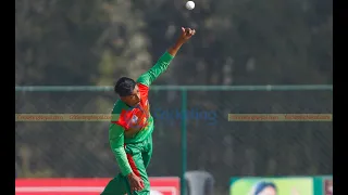 Shahab Alam economical bowling against APF