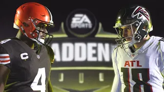 Madden NFL 24 - Atlanta Falcons Vs Cleveland Browns Simulation PS5 (Updated Rosters)